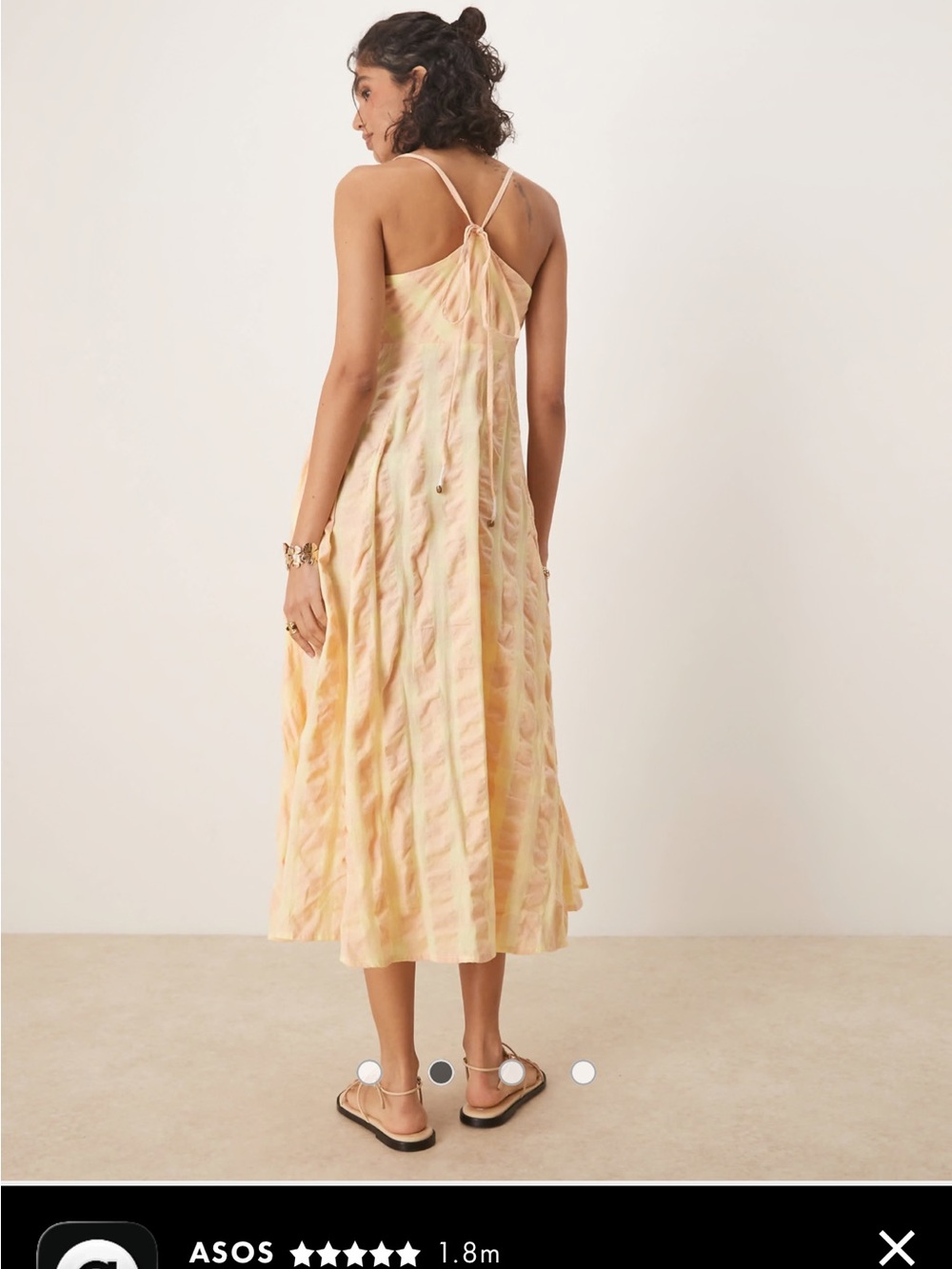 Free People-XS maxi dress NWT retail $128  coral and pink - Picture 12 of 12